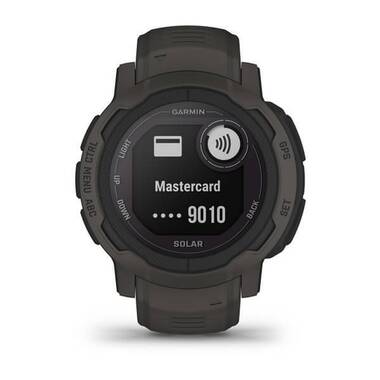 Защищенные GPS-часы Garmin (Гармин) Instinct 2 Solar, цвет графит (010-02627-00) | Мототека