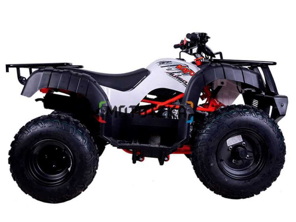 Квадроцикл подростковый KAYO (Кайо) AU150 (белый пластик 2022 г.) (машинокомплект)
