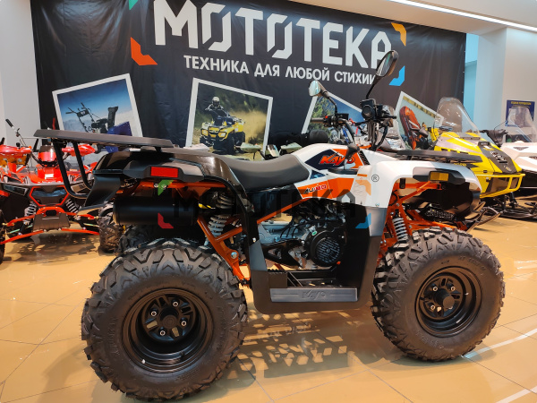 Квадрицикл KAYO (Кайо) AU180 (белый пластик 2024 г.) с ПСМ | Мототека