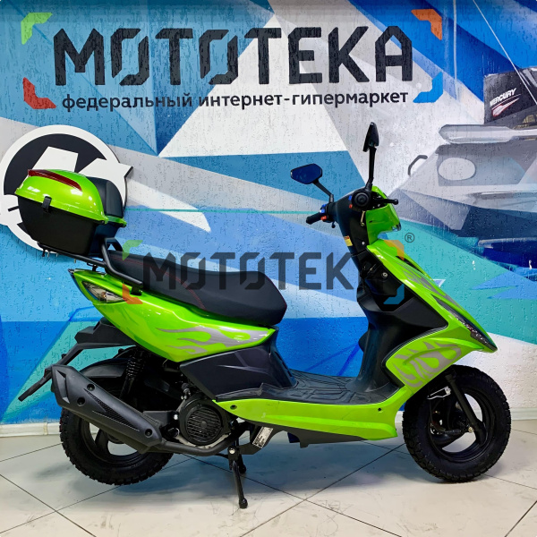 Скутер Мотомир SLASH зелёный | Мототека Скутер Мотомир SLASH зелёный | Мототека
